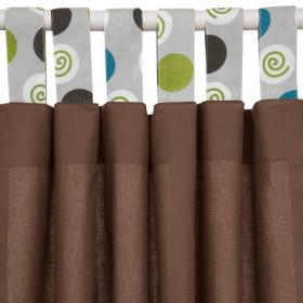 Baroo Tab Top Curtains (Candy Swirl) Baroo Tab Top Curtains (Candy Swirl)