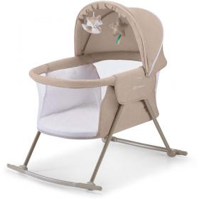 Kinderkraft Lovi 3 in 1 Baby Crib (Beige)