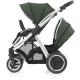 BabyStyle Oyster Max 2 Mirror Lie Flat Tandem Stroller (Olive Green)