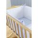 Clair de Lune 2pc Crib Bed Bedding Set (Stars & Stripes Blue)