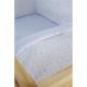 Clair de Lune 2pc Crib Bed Bedding Set (Stars & Stripes Blue)